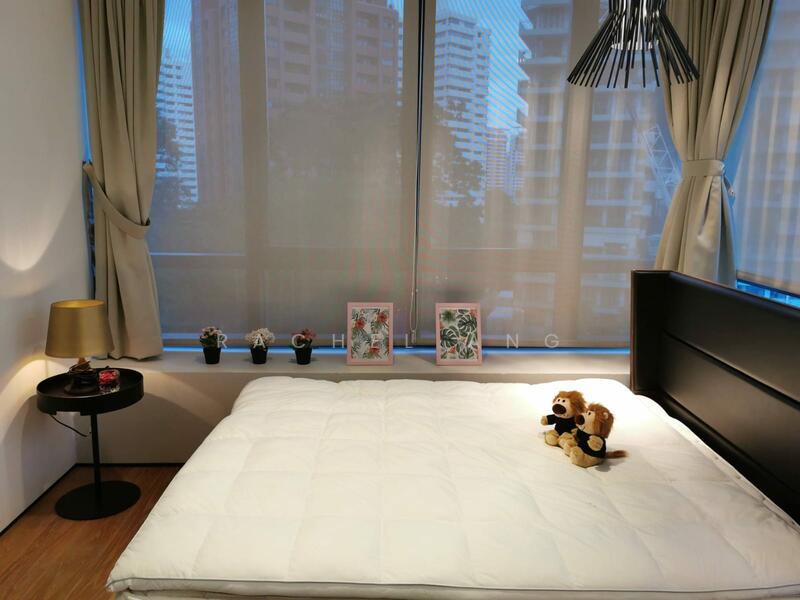 OUE Twin Peaks, 33 Leonie Hill Road, 2 Bedrooms, 1,000 sqft, Condominium For Rent, by Rachel Ang, 500053826 - Bedroom - PropertyGuru.com.sg