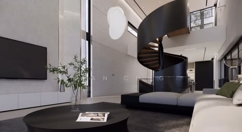 ⭐️⭐️LANDED7772@ Brand New Detached | Cheap $2K+ Land Psf | 6 Ensuites | Unique Features Detached House For Sale at S$ 12,800,000 | PropertyGuru Singapore - Living Room