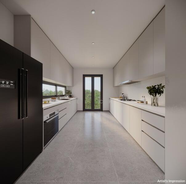 Rare Freehold Brand New Corner Terrace in Serangoon Garden Estate Corner Terrace For Sale at S$ 8,200,000 | PropertyGuru Singapore - Kitchen