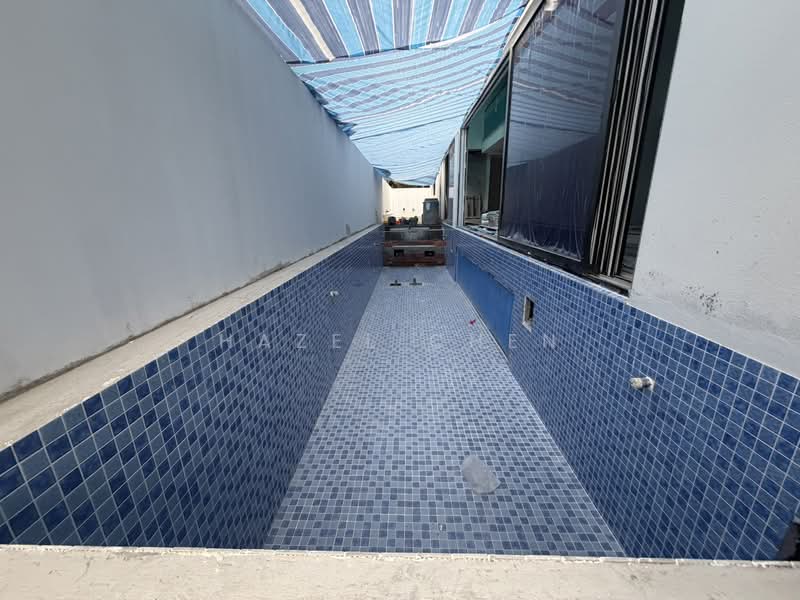 Rare Freehold Brand New Corner Terrace in Serangoon Garden Estate Corner Terrace For Sale at S$ 8,300,000 | PropertyGuru Singapore - Pool