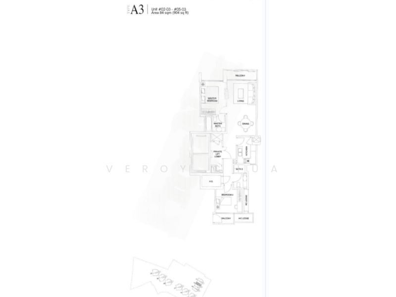 Thomson Grand, Sin Ming Walk, 2 Bedrooms, 904 sqft, Condominium For Sale, by Veroy Chua, 500054305 - PropertyGuru.com.sg