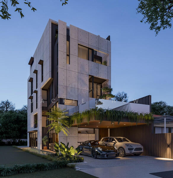❤️GIANT⚡️Brand New Corner Terrace w Pool, Jacuzzi, Attic & Lift! 5 mins walk to Kovan MRT!, Highland Road/ Kovan Road/ Upper Serangoon, 8 Bedrooms, 8,800 sqft, Corner Terrace For Sale, by Jackie Chew, 500054315 - Exterior - PropertyGuru.com.sg