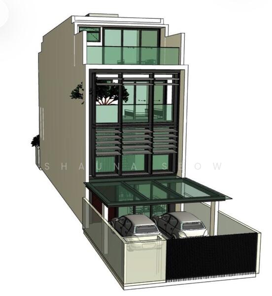 Brand New Freehold 2.5 Storey + Mezzanine Interterrace ❤️ TOP 2026 Terraced House For Sale at S$ 6,680,000 | PropertyGuru Singapore - Exterior