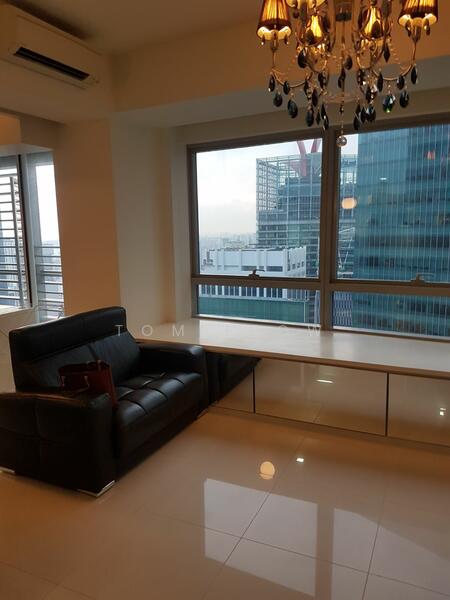 The Sail @ Marina Bay, 6 Marina Boulevard, 1 Bedroom, 614 sqft, Condominium For Rent, by Tom Leow, 500054411 - Living Room - PropertyGuru.com.sg