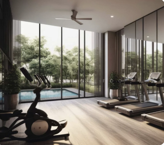 CHEAPEST FH 3BR! Condo @ EC Pricing Below $19xx PSF, Changi Airport / Changi Village, 3 Bedrooms, 1,055 sqft, Condominium For Sale, by Julianna Foo, 500054506 - Gym - PropertyGuru.com.sg