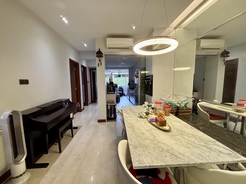 Casafina Condominium For Sale at S$ 1,400,000 | PropertyGuru Singapore - Corridor leading to kitchen and bedrooms