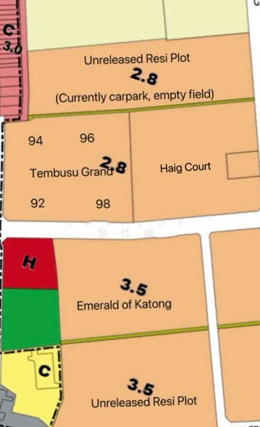 Tembusu Grand, 94 Jalan Tembusu, 2 Bedrooms, 667 sqft, Condominium For Sale, by Jay Loy 黎仕緯, 500054755 - Masterplan 2025 - PropertyGuru.com.sg