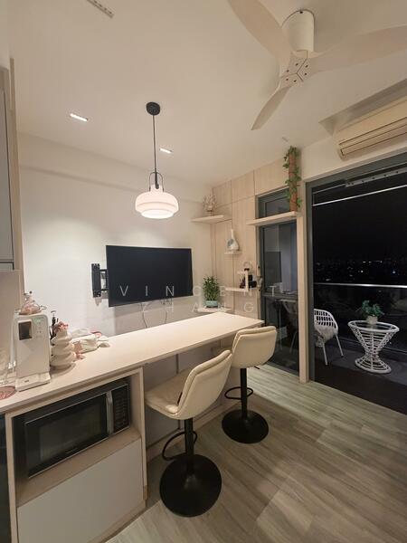 Levenue, 55 Lengkong Empat, 1 Bedroom, 463 sqft, Condominium For Rent, by Vincent Zhang, 500054756 - Kitchen - PropertyGuru.com.sg