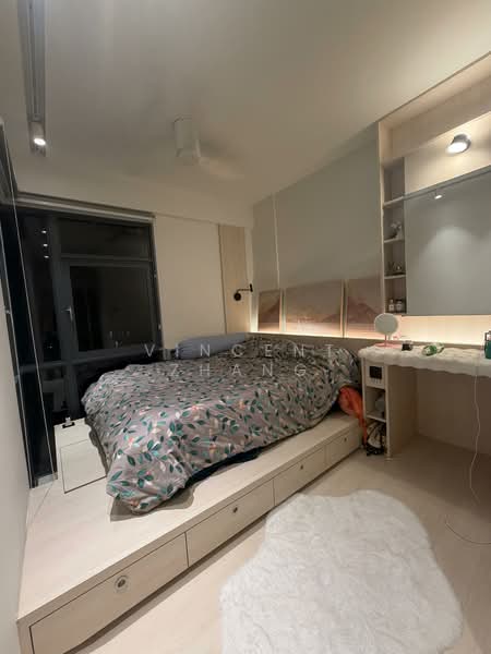 Levenue, 55 Lengkong Empat, 1 Bedroom, 463 sqft, Condominium For Rent, by Vincent Zhang, 500054756 - Bedroom - PropertyGuru.com.sg