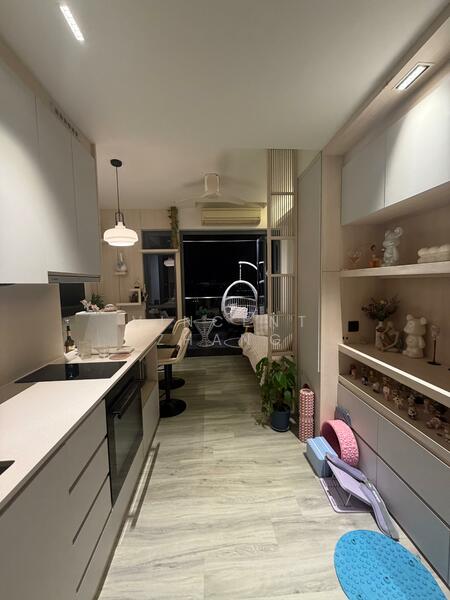 Levenue, 55 Lengkong Empat, 1 Bedroom, 463 sqft, Condominium For Rent, by Vincent Zhang, 500054756 - Living Room - PropertyGuru.com.sg