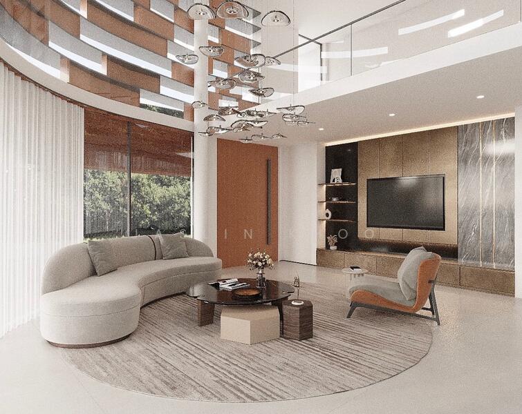 🏠 District 19 Luxury Brand New Semi Detached Home at Serangoon Gardens🍀 Semi-Detached House For Sale at S$ 9,500,000 | PropertyGuru Singapore - Living Room