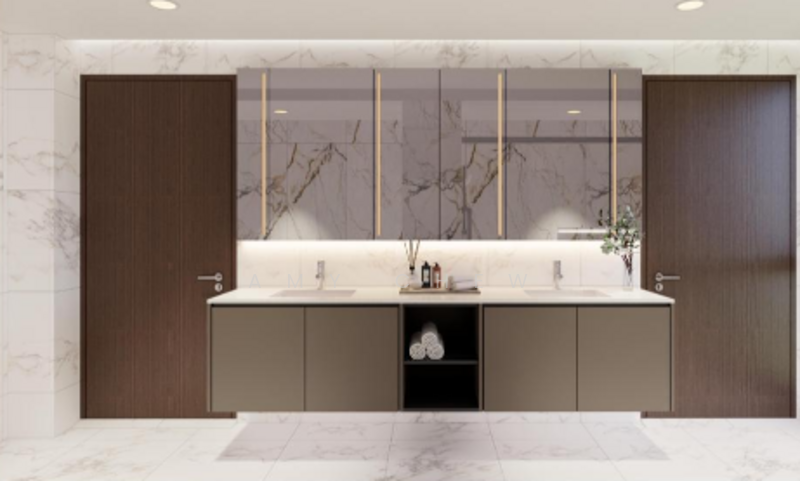 Masterpiece crafted by a Renowned Luxury Developer - Mezzanine Pool and Home Lift Semi-Detached House For Sale at S$ 9,800,000 | PropertyGuru Singapore - Bathroom