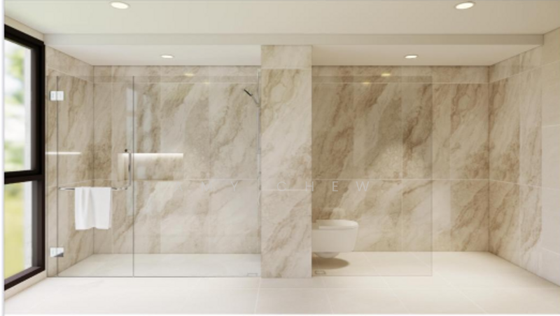 Masterpiece crafted by a Renowned Luxury Developer - Mezzanine Pool and Home Lift Semi-Detached House For Sale at S$ 9,800,000 | PropertyGuru Singapore - Bathroom