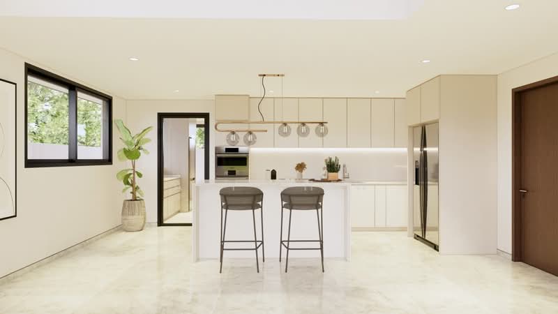 Masterpiece crafted by a Renowned Luxury Developer - Mezzanine Pool and Home Lift Semi-Detached House For Sale at S$ 9,800,000 | PropertyGuru Singapore - Kitchen