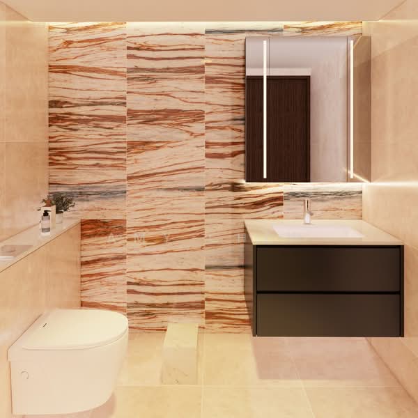 Masterpiece crafted by a Renowned Luxury Developer - Mezzanine Pool and Home Lift Semi-Detached House For Sale at S$ 9,800,000 | PropertyGuru Singapore - Bathroom