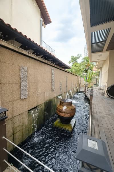 Frankel Ave Bungalow House For Sale at S$ 14,000,000 | PropertyGuru Singapore - Water-featured Koi pond