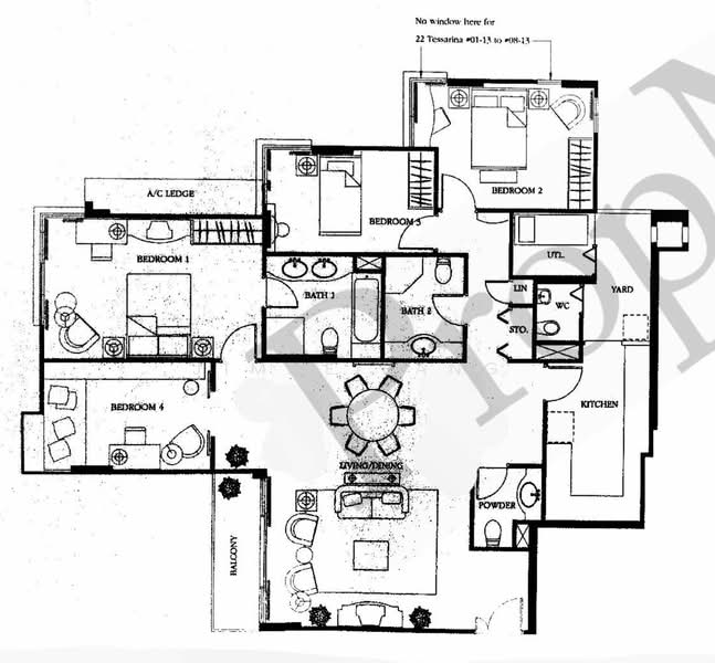 The Tessarina, 20 Wilby Road, 4 Bedrooms, 1,615 sqft, Condominium For Rent, by Jimme Pang, 500055579 - PropertyGuru.com.sg