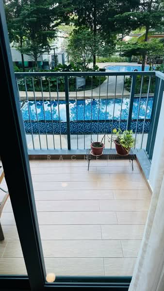 Kingsford Waterbay, Upper Serangoon View, 1 Bedroom, 484 sqft, Condominium For Rent, by Tan Rachel, 500055770 - Balcony - PropertyGuru.com.sg