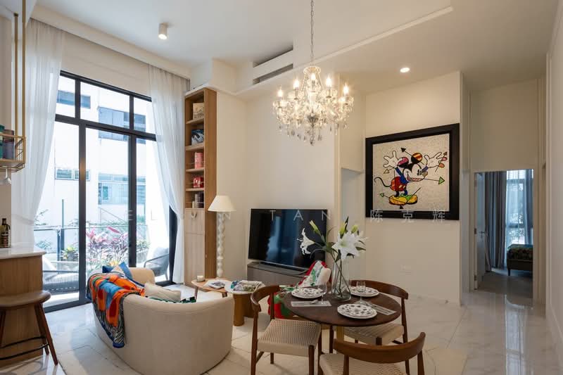 Freehold Brand New! Just TOP! Within 1KM to Haig Girl & 2KM Tao Nan!, , 2 Bedrooms, 861 sqft, Condominium For Sale, by Kelvin Tan 陈克辉, 500055850 - Living Room - PropertyGuru.com.sg