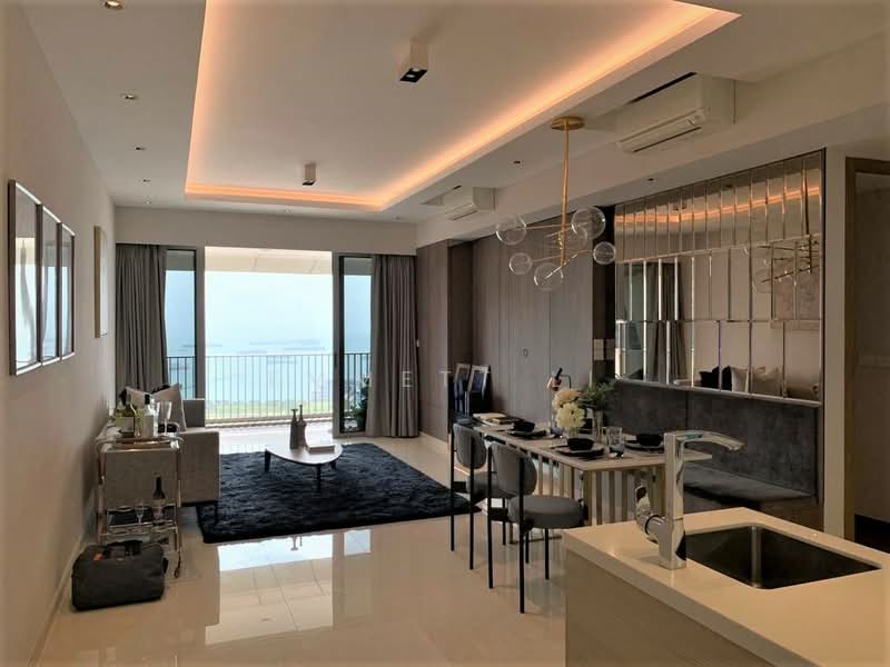 V on Shenton, 5A Shenton Way, 2 Bedrooms, 1,206 sqft, Apartment For Rent, by Emmett Li, 500055914 - Living Room - PropertyGuru.com.sg