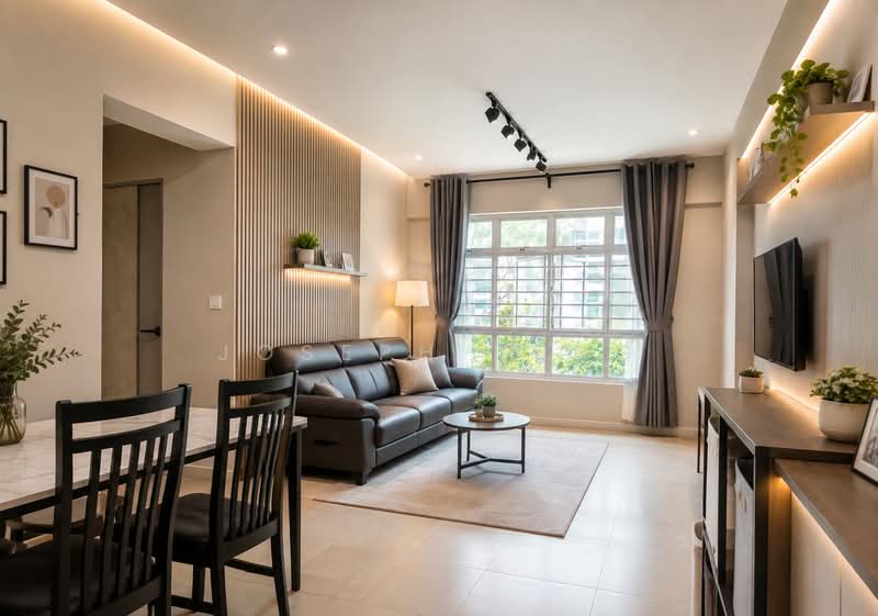 317B Yishun Greenwalk, 317B Yishun Avenue 9, 3 Bedrooms, 990 sqft, HDB Flat For Sale, by Joseph Heng, 500055938 - Living Room - PropertyGuru.com.sg