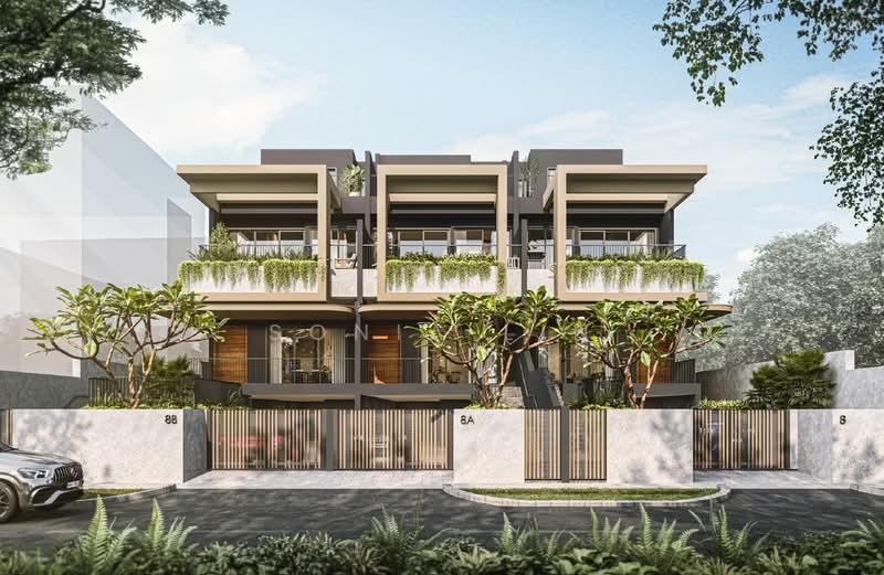 Brighton Crescent – Serangoon Gardens Terraced House For Sale at S$ 6,800,000 | PropertyGuru Singapore - Exterior