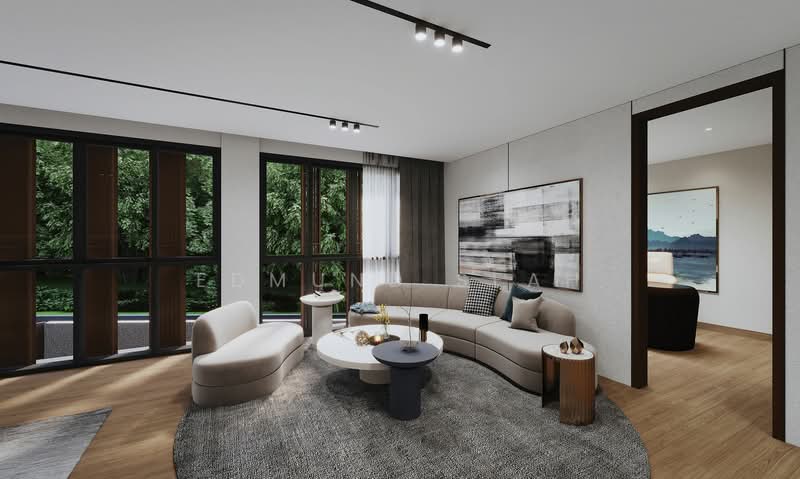 ★ Braddell Heights ★ Brand New ★ FH Detached ★ Detached House For Sale at S$ 12,580,000 | PropertyGuru Singapore - Living Room