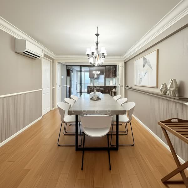 10 Jalan Batu, 10 Jalan Batu, 3 Bedrooms, 1,421 sqft, HDB Flat For Sale, by Clarence Long, 500056088 - Dining Room (Reimagine Modern) - PropertyGuru.com.sg