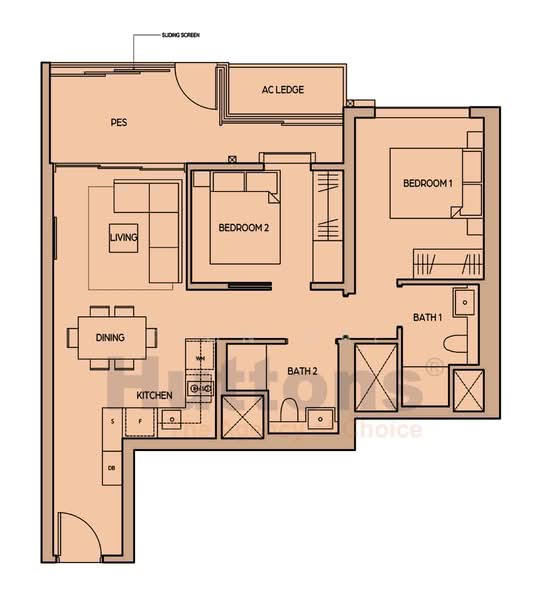 Midtown Bay, 120 Beach Road, 2 Bedrooms, 775 sqft, Condominium For Rent, by Fion Cai, 500056162 - PropertyGuru.com.sg