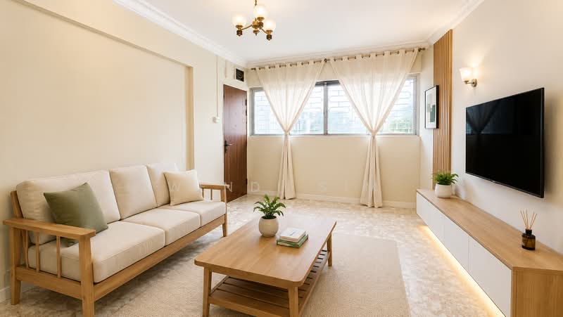 110 Tampines Street 11, 110 Tampines Street 11, 2 Bedrooms, 797 sqft, HDB Flat For Sale, by Wendi Sim, 500056185 - Living Room - PropertyGuru.com.sg