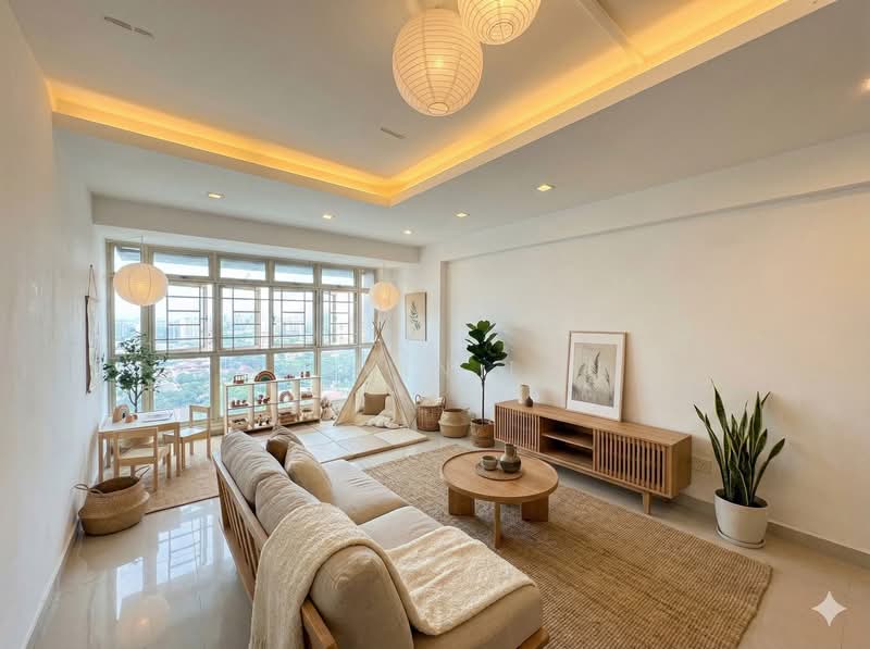 466B Sembawang Drive HDB Flat For Sale at S$ 540,000 | PropertyGuru Singapore - Living Room