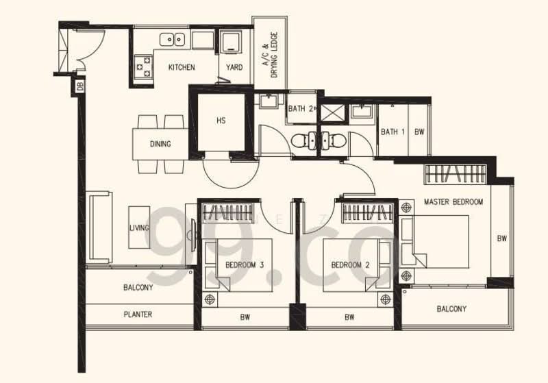 588B Ang Mo Kio Street 52 HDB Flat For Sale at S$ 1,150,000 | PropertyGuru Singapore