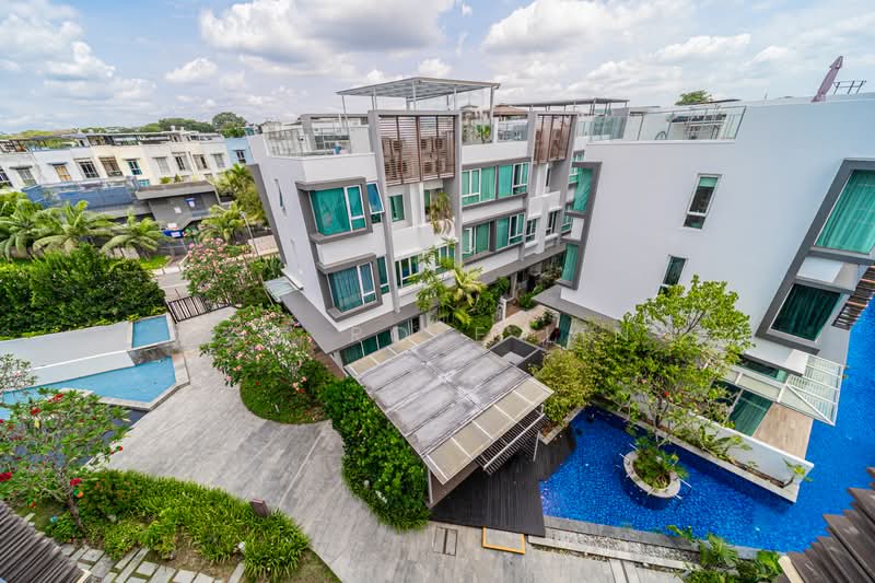 Cabana Cluster House For Sale at S$ 2,980,000 | PropertyGuru Singapore - Top Down View