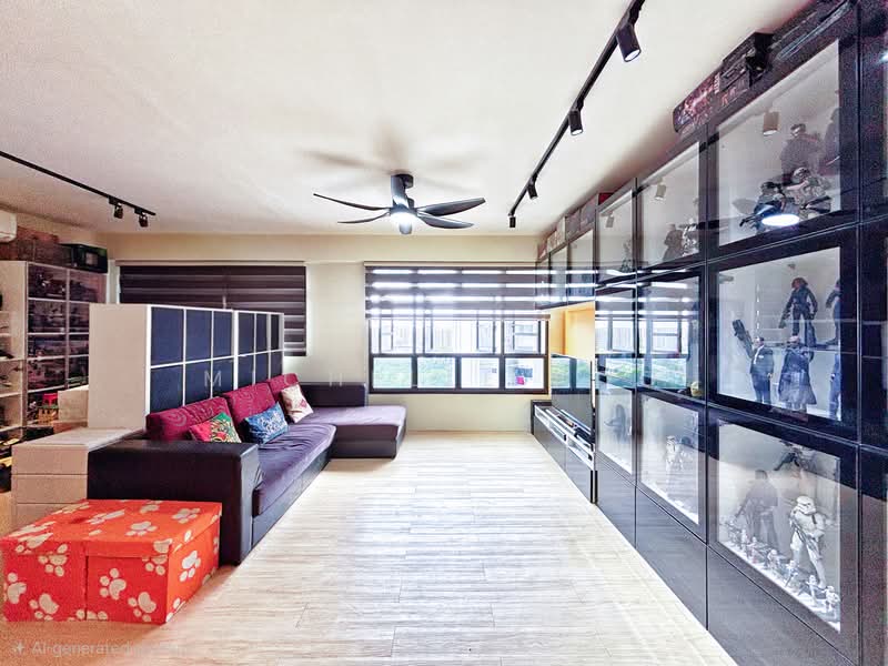 472C Fernvale Street HDB Flat For Sale at S$ 700,000 | PropertyGuru Singapore - Living Room
