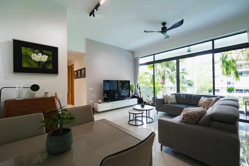 The Botany at Dairy Farm, 3 Dairy Farm Walk, 4 Bedrooms, 1,270 sqft, Condominium For Rent, by Michael Chen, 500056736 - Living Room - PropertyGuru.com.sg