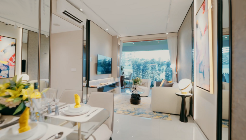 Lentor Hills Residences Apartment For Sale at S$ 3,299,000 | PropertyGuru Singapore - Living Room