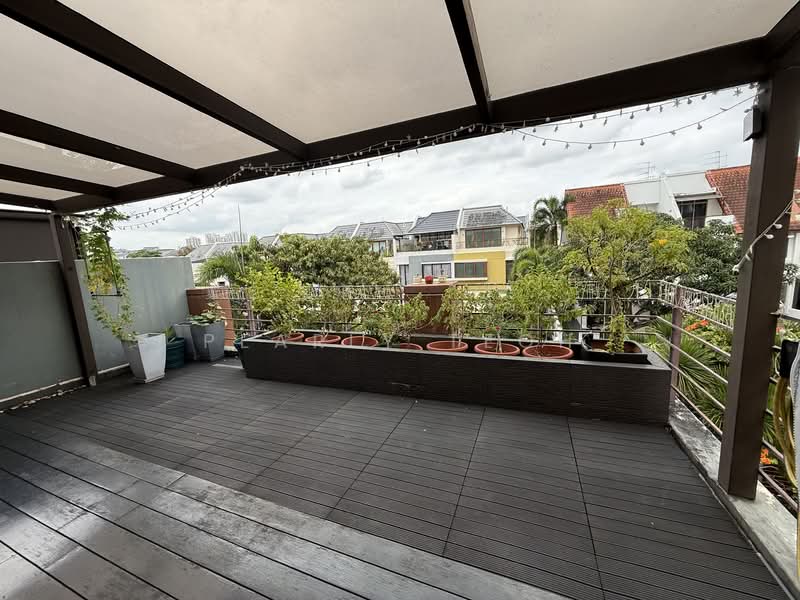 Chuan Ville Corner Terrace For Sale at S$ 3,980,000 | PropertyGuru Singapore - Balcony