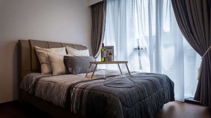 Lentor Modern, 3 Lentor Central, 2 Bedrooms, 678 sqft, Condominium For Sale, by Arthur Lim, 500056808 - Master Bedroom - PropertyGuru.com.sg
