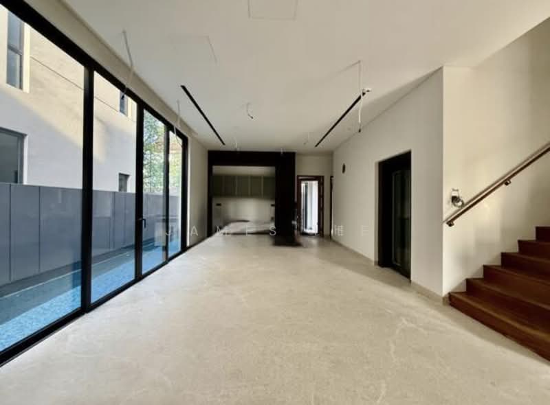 Palm Road Bungalow House For Sale at S$ 11,180,000 | PropertyGuru Singapore - Living Room