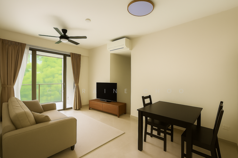 Forett at Bukit Timah, 34B Toh Tuck Road, 2 Bedrooms, 753 sqft, Condominium For Rent, by Corraine Choo, 500057123 - Living Room - PropertyGuru.com.sg