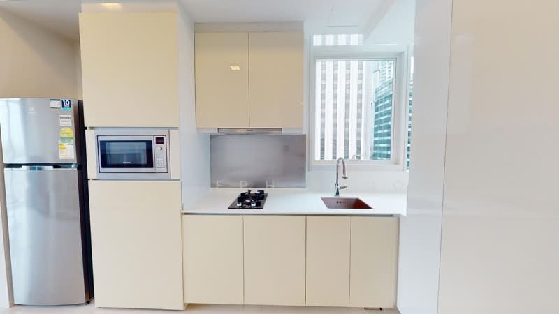 76 Shenton, 76 Shenton Way, 1 Bedroom, 592 sqft, Apartment For Rent, by Joseph Khoo, 500057195 - Kitchen - PropertyGuru.com.sg