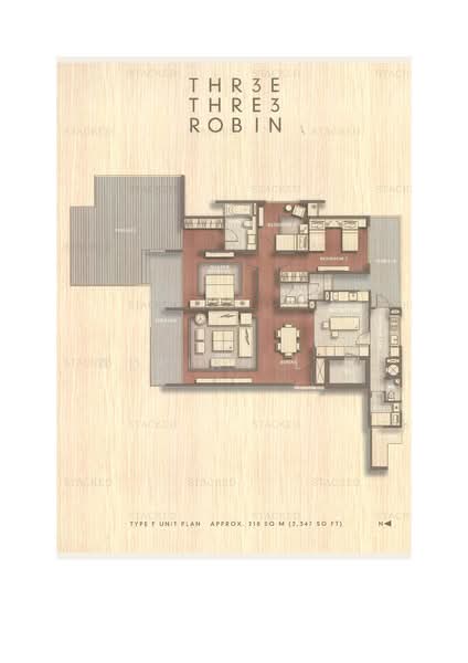 Three Three Robin Apartment For Sale at S$ 5,250,000 | PropertyGuru Singapore