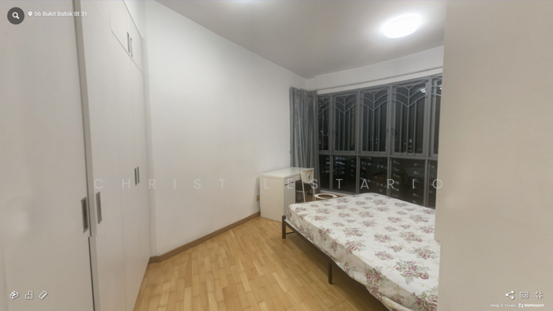The Madeira, 56 Bukit Batok Street 31, 3 Bedrooms, 1,302 sqft, Condominium For Rent, by Christ Lestario, 500057276 - Bedroom - PropertyGuru.com.sg