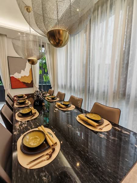 Brand New 3.5 + M Storey Semi-D @ Orchard Fernhill Road Dalvey Road Nassim Road Stevens Close Semi-Detached House For Sale at S$ 14,980,000 | PropertyGuru Singapore - Dining Room