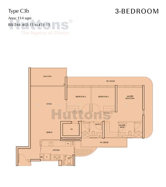 Chuan Park, 248 Lorong Chuan, 3 Bedrooms, 1,227 sqft, Condominium For Sale, by Murphy Lee, 500057968 - PropertyGuru.com.sg