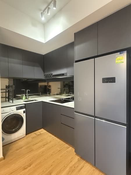 The GATZ, 26 Lorong 32 Geylang, 3 Bedrooms, 1,054 sqft, Condominium For Rent, by Lee Gin Leong, 500057986 - Kitchen - PropertyGuru.com.sg