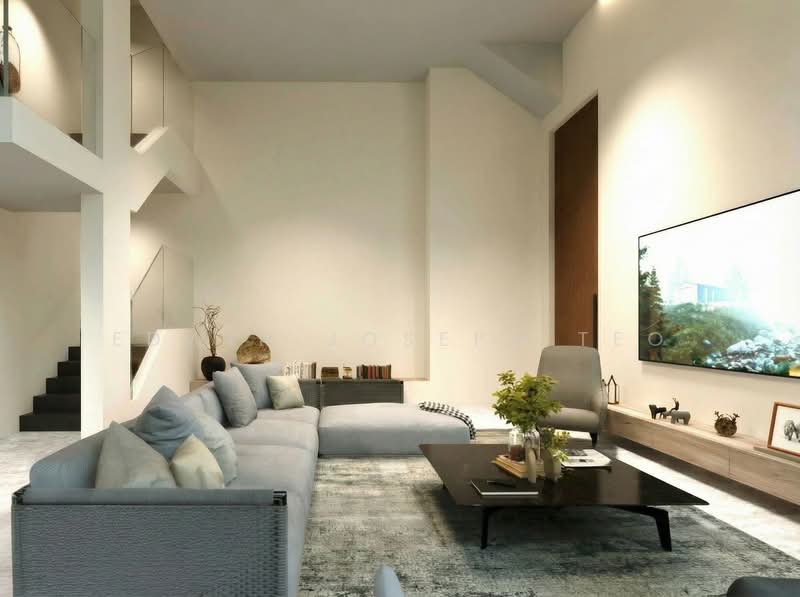 ⭐ Sole Agent ⭐ Brand New Lux SemiD near Holland V Semi-Detached House For Sale at S$ 12,800,000 | PropertyGuru Singapore - Living Room