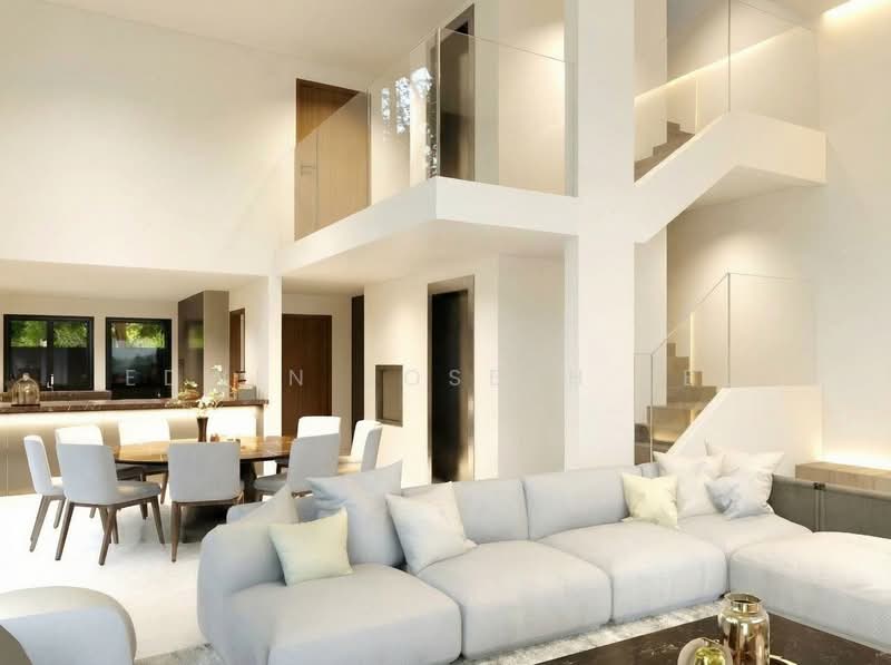 ⭐ Sole Agent ⭐ Brand New Lux SemiD near Holland V Semi-Detached House For Sale at S$ 12,800,000 | PropertyGuru Singapore - Living Room