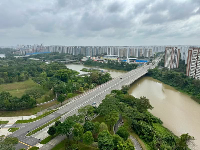 Riverbank at Fernvale, Sengkang West Way/Fernvale, 3 Bedrooms, 1,055 sqft, Condominium For Sale, by Sandra Tan, 500058034 - Stunning panoramic view from balcony!  - PropertyGuru.com.sg