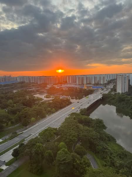 Riverbank at Fernvale, 17 Fernvale Close, 3 Bedrooms, 1,055 sqft, Condominium For Sale, by Sandra Tan, 500058034 - Sunrise view from living & all-bedrooms - PropertyGuru.com.sg